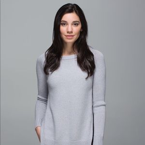 Gray Lululemon Yin to You Sweater